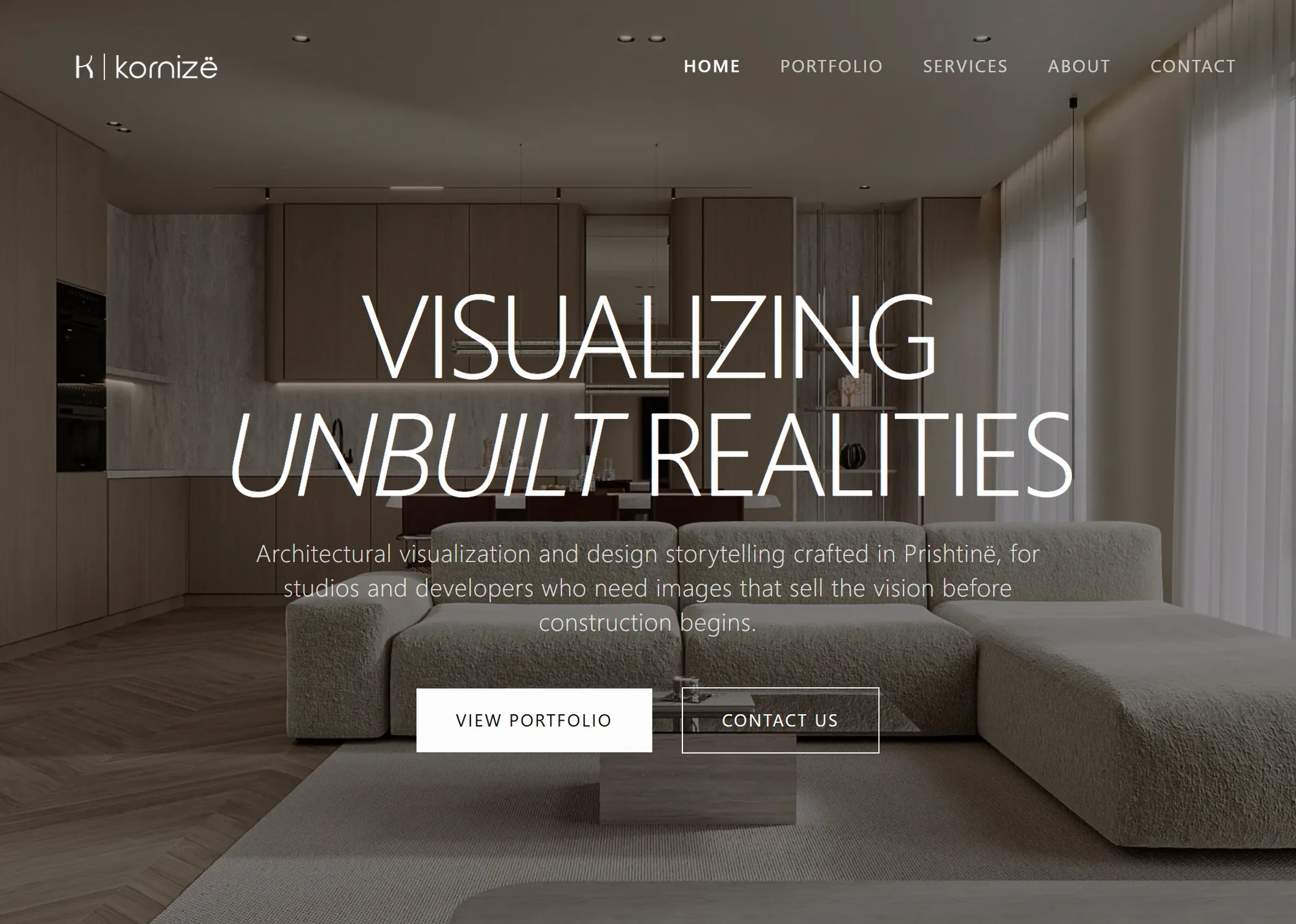 Kornizë Studio project screenshot